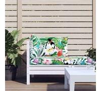 vidaXL Coussins de palette 3 pcs multicolore tissu Oxford, coussin, coussin de canapé, oreiller de dos, coussin extérieur, 361787 Blanc G