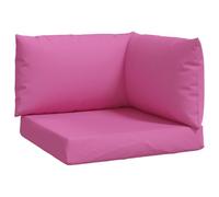 Coussins de palette 3 pcs rose tissu Oxford, coussin, coussin de canapé, oreiller de dos, coussin extérieur 361790