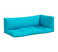 vidaXL Coussins de palette Lot de 3 Turquoise Tissu Oxford