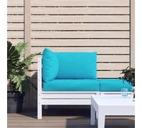 Coussins de palette 3 pcs turquoise tissu Oxford, coussin, coussin de canapé, oreiller de dos, coussin extérieur, 361791