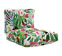 vidaXL Lot de 2 coussins de palette – Coussins de siège/chaise extérieur en tissu multicolore