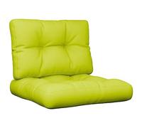 vidaXL Coussins de palette Tissu vert vif – Lot de 2