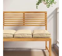 Vidaxl Coussins De Palette Pour Siège - 2 Pièces, Couleur Beige, Dimensions 40 X 40 X 8 Cm, En Tissu Oxford.