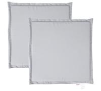 vidaXL Coussins de siège de jardin extérieur 847723 – Lot de 2 45x45x2 cm carrés gris clair