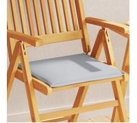 Coussins de siège de jardin lot de 4 gris clair 45x45x2cm carré, coussin de siège, coussin de siège extérieur, 847727