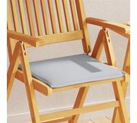 Coussins de siège de jardin lot de 4 gris clair 45x45x2cm carré, coussin de siège, coussin de siège extérieur, 847727