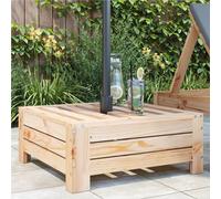 Vidaxl Couvercle De Base De Parasol Bois Massif De Pin