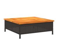 Vidaxl Couvercle De Base De Parasol Noir 70x70x25 Cm