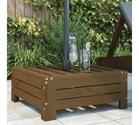 Vidaxl Couvercle De Base De Parasol Marron Miel Bois Massif De Pin