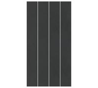 vidaXL Couvercle de Piscine rectangulaire Noir Plastique 820 x 420 cm