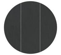 vidaXL Couvercle de piscine rond Noir Plastique Ø 366 cm