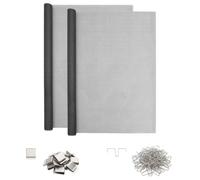 vidaXL Couvercle de puits de lumière avec clips 2 pc 70 x 190 cm Gris
