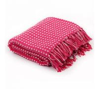 Vidaxl Couverture Coton À Carrés 125x150 Cm Rose