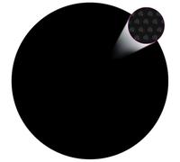 vidaXL Couverture de Piscine Bâche de Piscine Housse de Protection de Piscine Imperméable Extérieur Rond Durable Robuste Noir 417 cm PE