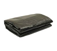vidaXL Couverture de Piscine Bâche de Piscine Housse de Protection de Piscine Imperméable Extérieur Rond Durable Robuste Noir 381 cm PE
