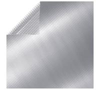 vidaXL Couverture de Piscine Bâche de Piscine Solaire Housse de Protection de Piscine Hors Sol Extérieur Arrière-Cour Argenté 260x160 cm PE