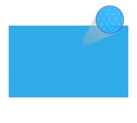 Couverture de piscine rectangulaire 1000x600 cm PE Bleu
