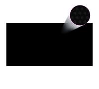 vidaXL Couverture de piscine rectangulaire 1200x600 cm PE Noir