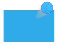 vidaXL Couverture de piscine rectangulaire 800x500 cm PE Bleu