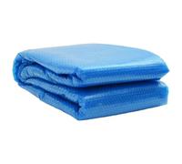 vidaXL Couverture de Piscine Rectangulaire Bâche Solaire de Protection Couverture de Piscine Hors Sol Extérieur Jardin 1200x600 cm PE Bleu
