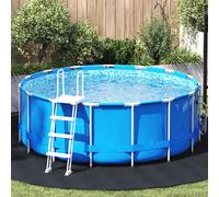 vidaXL Couverture de piscine ronde Noir Polyéthylène Ø 306 cm