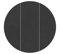 vidaXL Couverture de Piscine Ronde Noir Polyéthylène Ø 306 cm