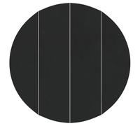 vidaXL Couverture de Piscine Ronde Noire Ø 428 cm, imperméable et résistante aux intempéries. Fini Mat pour l'extérieur, Texture Lisse, Facile à Nettoyer. Idéale pour l'été, Parfaite pour Les Piscine