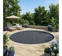 vidaXL Couverture de piscine solaire de haute qualité Noir PE