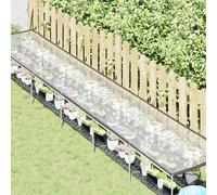 vidaXL Couverture de plantes avec œillets 1x6 m Polyéthylène