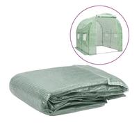 vidaXL Couverture de remplacement de serre 45 m² 300x1500x200 cm Vert