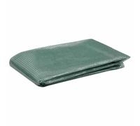 vidaXL Couverture de Remplacement de Serre Housse de Rechange de Serre Filet d'Ombrage Tissu pour Maison de Plantes (0,5 m²) 50x100x190 cm Vert