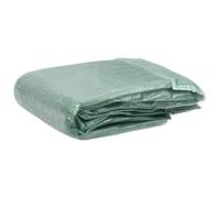 vidaXL Couverture de Remplacement de Serre Housse de Rechange de Serre Filet d'Ombrage Tissu pour Maison de Plantes (16 m²) 400x400x200 cm Vert