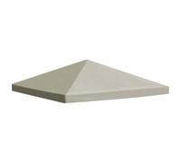 vidaXL Couverture de toit de belvédère 310 g / m² 3x3 m Beige