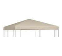 vidaXL Couverture de toit de belvédère 310 g / m² 3x3 m Beige Beige G