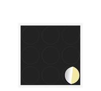 vidaXL Couverture de vis Auto-adhésive 12 pcs Noir Ø 20 x 0,5 mm, Un Design Rond et attirant, Cache-vis adhésif, matériel de Projet et Accessoire DIY pour décorer chez Vous