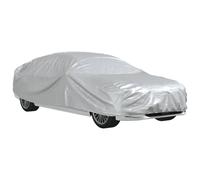 vidaXL Couverture de voiture pour limousine Courroies à boucle pleines argent XL PEVA