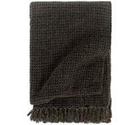 vidaXL Couverture en coton 160 x 210 cm Anthracite/Marron133750 Gris G