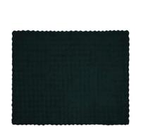 vidaXL Couverture en Fourrure de Lapin Synthétique 4 pcs Vert foncé, Couverture Douillette, Couverture rectangulaire en Fausse Fourrure de Lapin, Textile Moderne, couvertures Chaudes, jeté Doux, déco