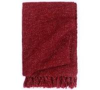 Couverture en lurex 220 x 250 cm Bordeaux