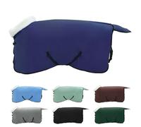 Vidaxl Couverture Équine Bleu Marine 115 Cm Fleece Polaire