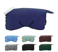 Vidaxl Couverture Équine Bleu Marine 95 Cm Fleece Polaire