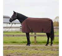 Vidaxl Couverture Équine Brun Foncé Complet Polyester