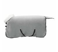 vidaXL Couverture Équine Gris Clair intégral 105 cm Fleece Polaire