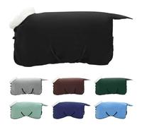 Vidaxl Couverture Équine Noir 115 Cm Fleece Polaire