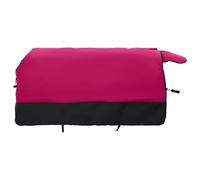 vidaXL Couverture équine Moderne pour cheval 145 cm Polyester Rose et Noir Imperméable