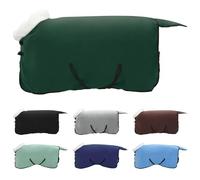 Vidaxl Couverture Équine Vert Foncé Complet 105 Cm Fleece Polaire