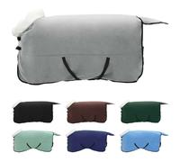 Vidaxl Couverture Équine Vert Foncé Complet 125 Cm Fleece Polaire