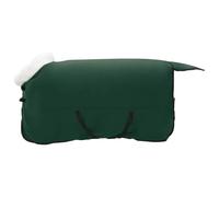 vidaXL Couverture Équine Vert foncé Complet 145 cm Fleece Polaire