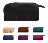 vidaXL Couverture Équine Vert foncé et Noir 115 cm Polyester, Couverture Moderne pour Cheval, imperméable, Plaid d'hiver, Lavable en Machine pour Animaux