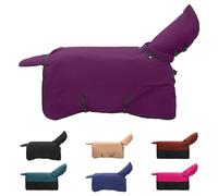 Vidaxl Couverture Équine Vert Foncé Et Noir 125 Cm Polyester